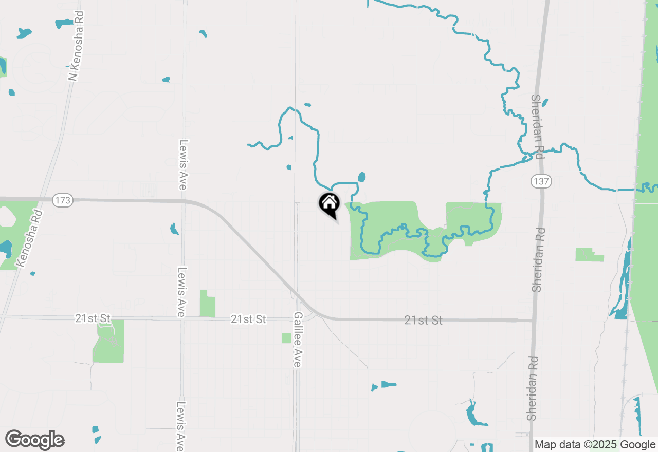 Map of 1718 Gilboa Avenue, Zion, IL 60099