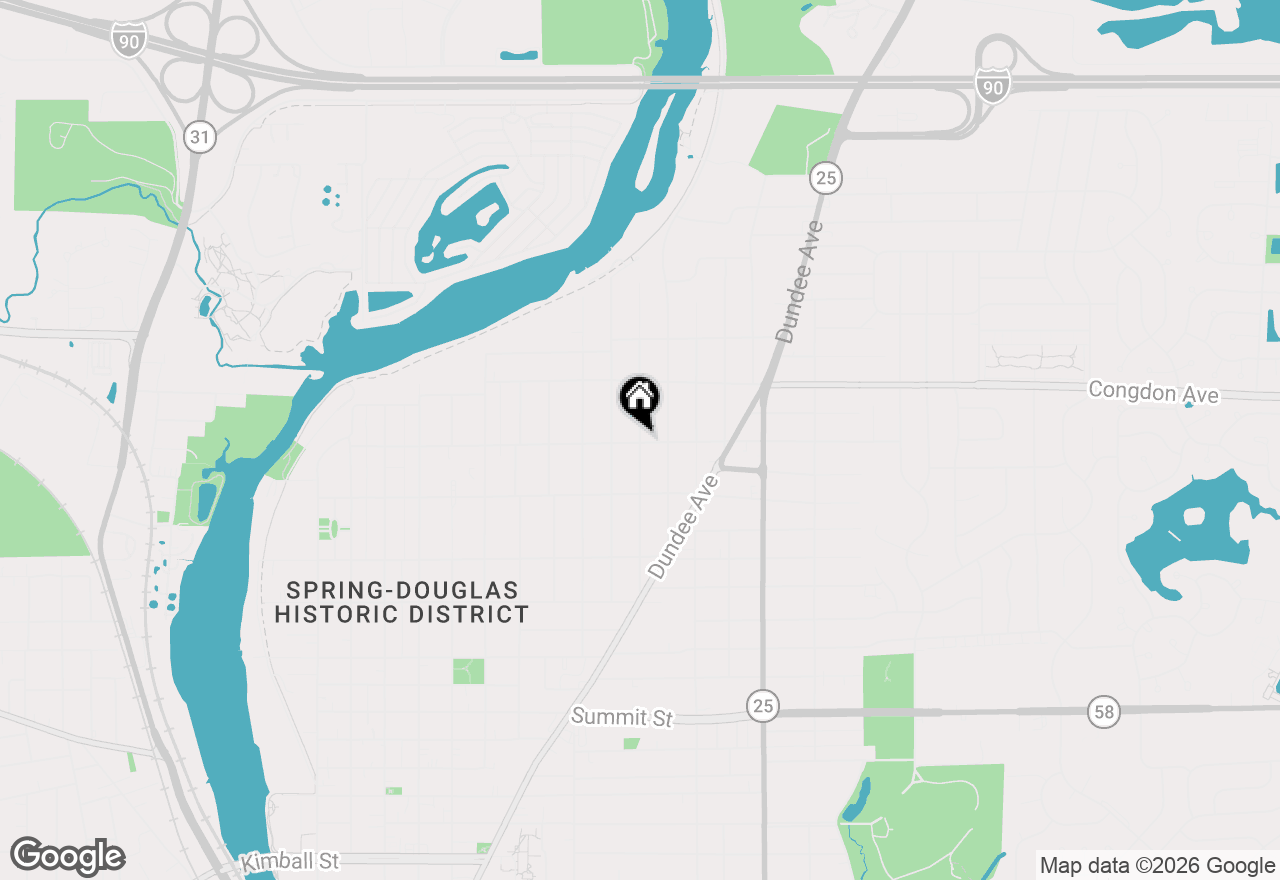 Map of 1003 Bellevue Avenue, Elgin, IL 60120