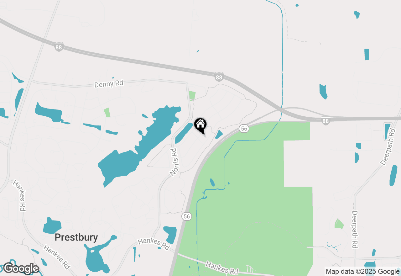 Map of 1211 Hall Street, Sugar Grove, IL 60554