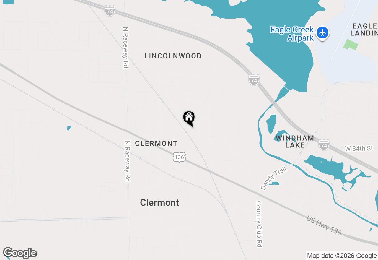 Map of 3518 Woodale Road, Indianapolis, IN 46234