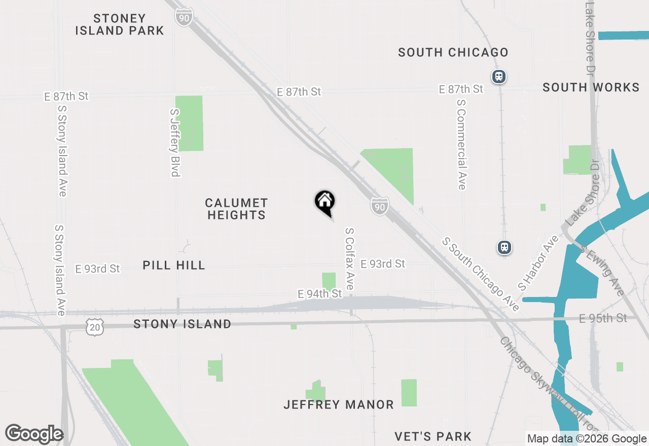 Map of 9133 S Essex Avenue, Chicago, IL 60617