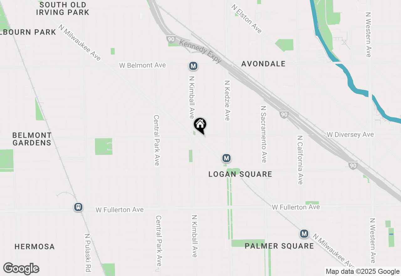 Map of 3335 W Diversey Avenue #234, Chicago, IL 60647