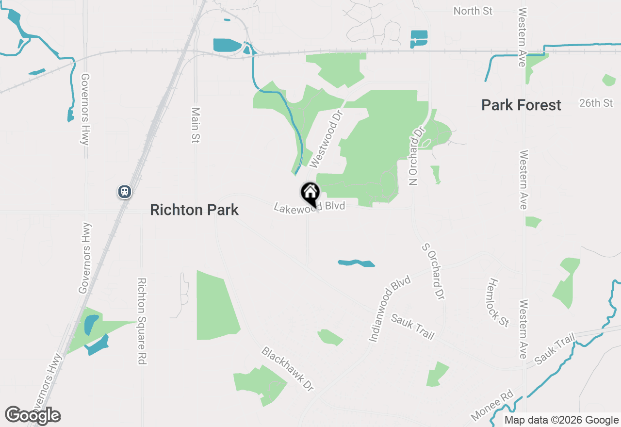 Map of 251 Westwood Drive, Park Forest, IL 60466