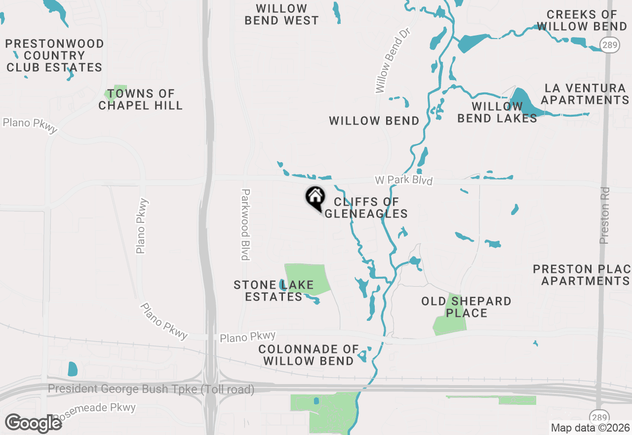 Map of 5800 Gallant Fox Lane, Plano, TX 75093