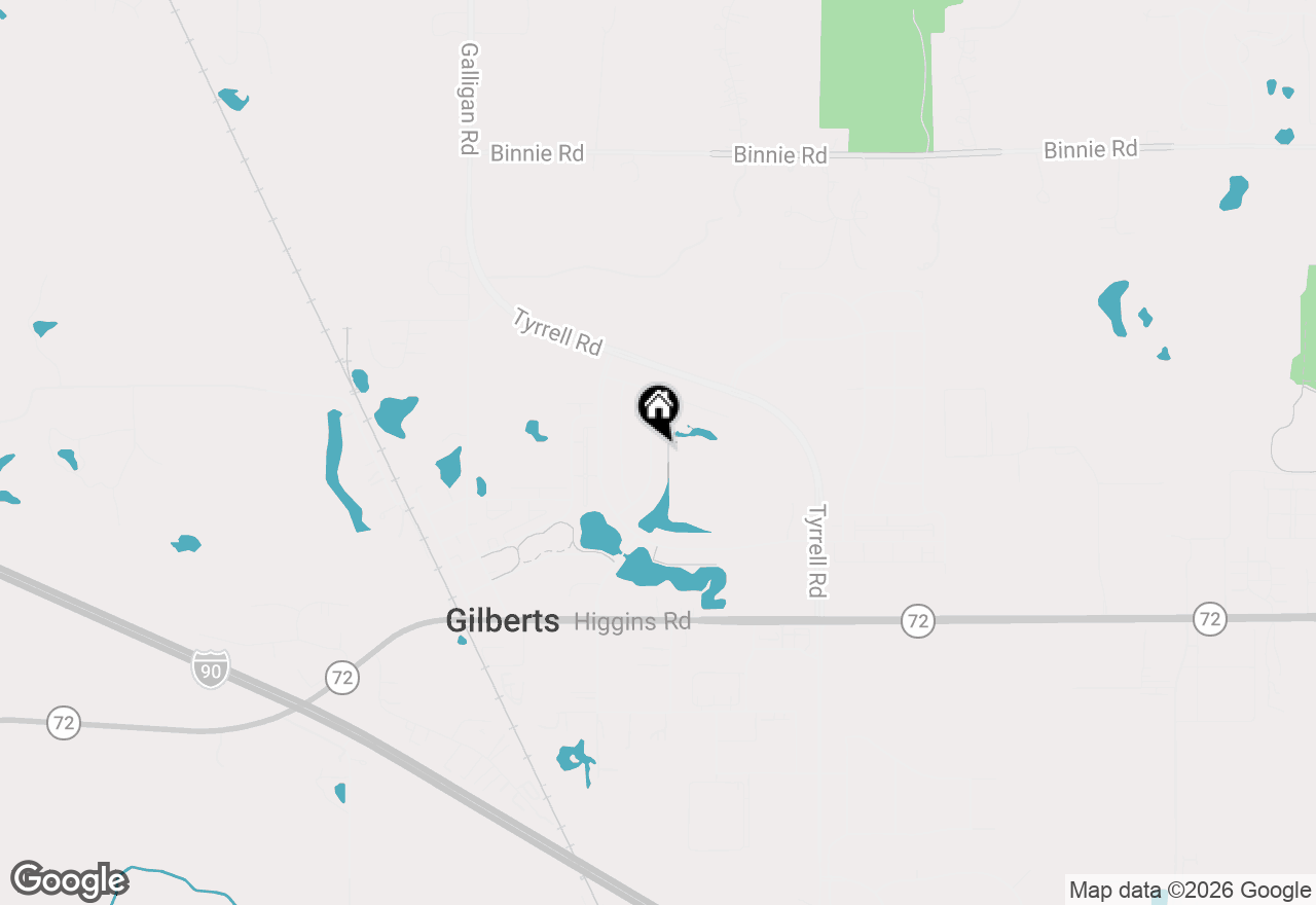 Map of 151 Charleston Lane W, Gilberts, IL 60136