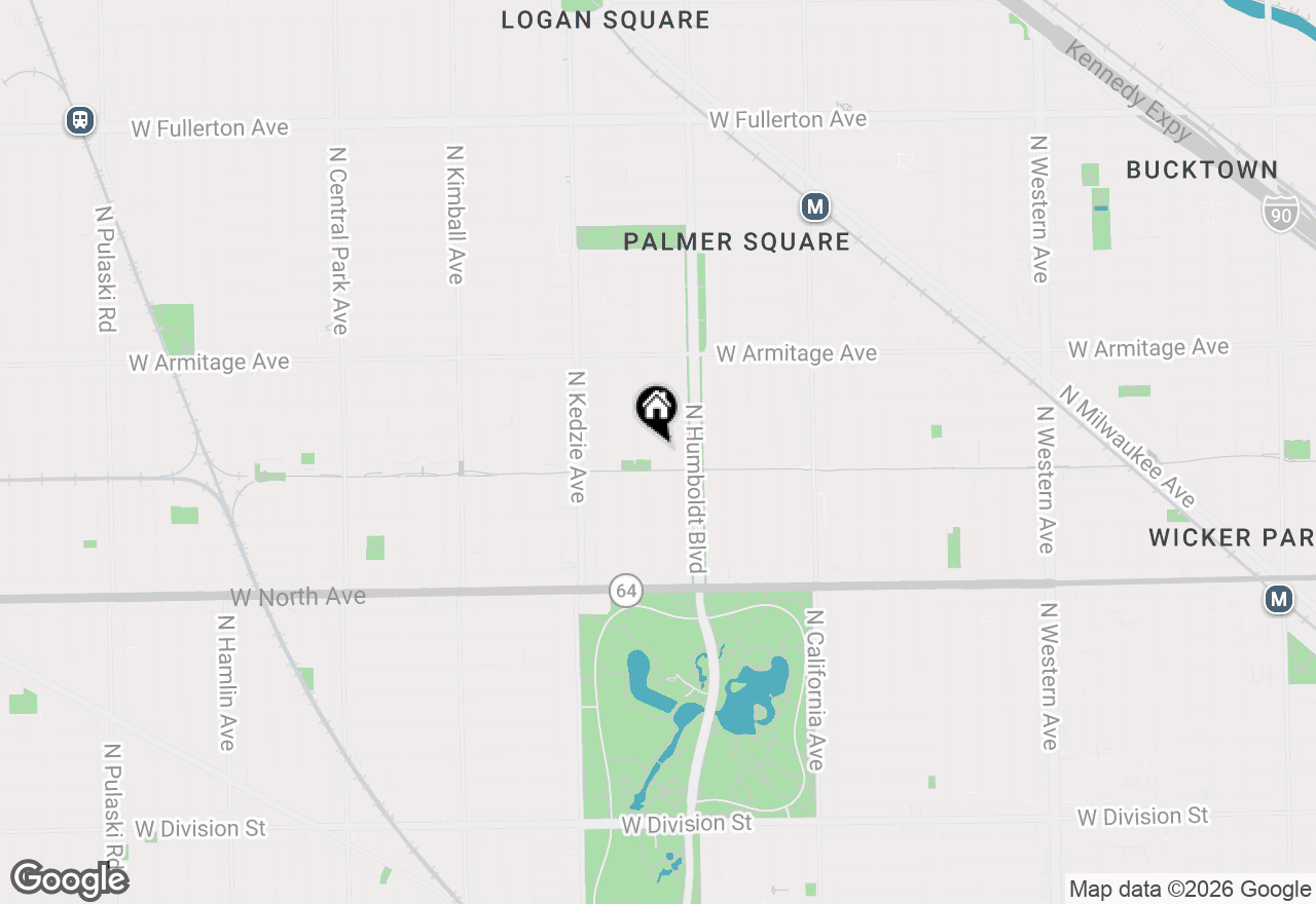 Map of 1819 N Whipple Street, Chicago, IL 60647