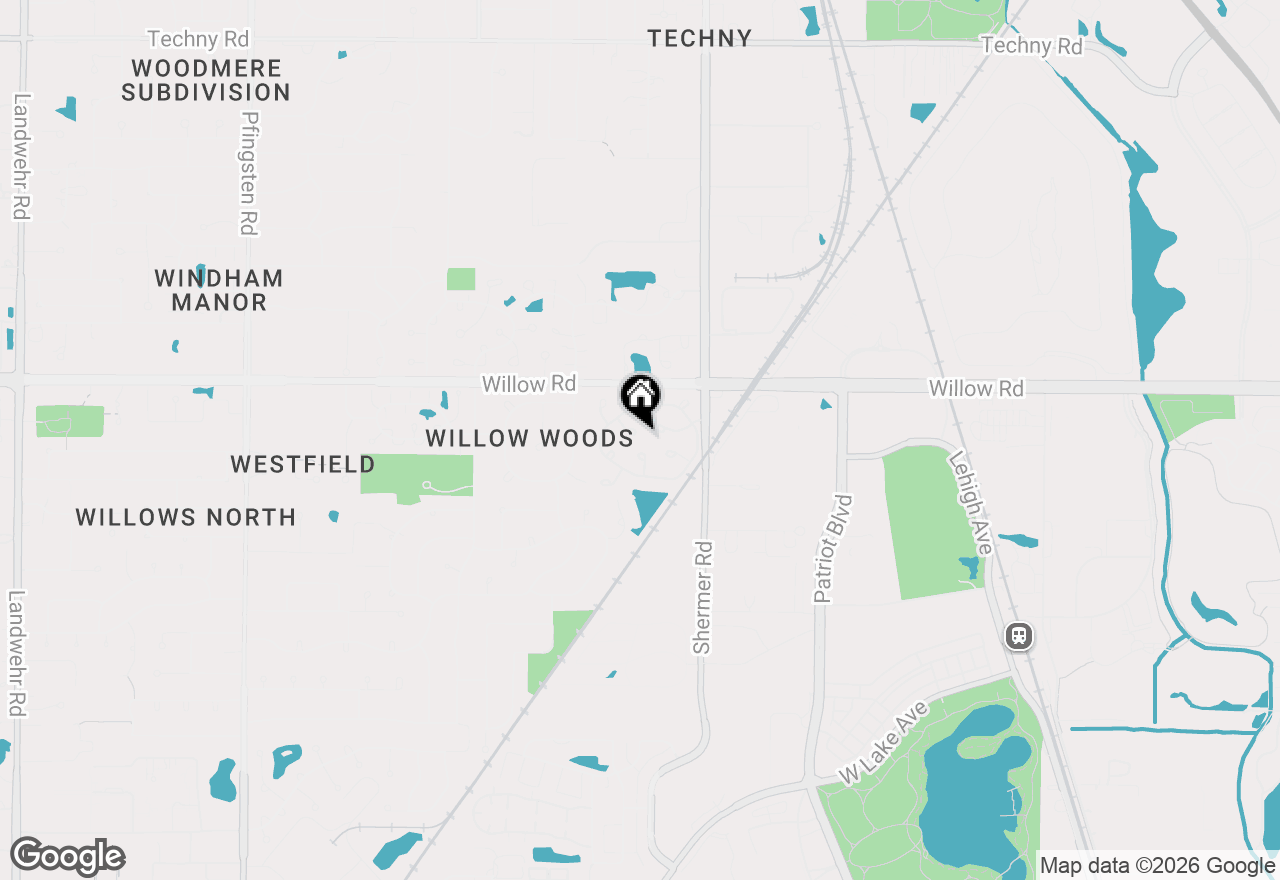 Map of 116 Dartmouth Court, Glenview, IL 60026