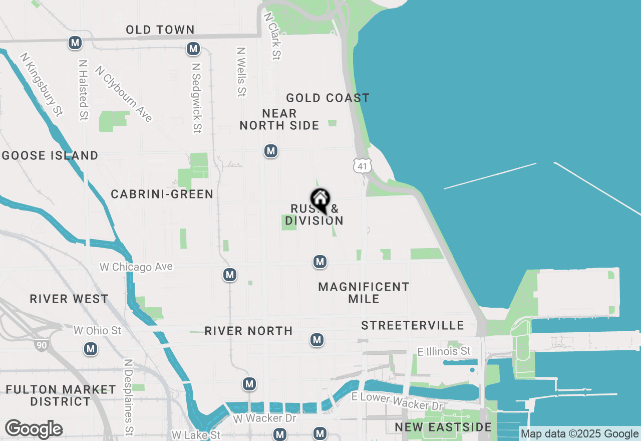 Map of 10 E Delaware Place #29C, Chicago, IL 60611