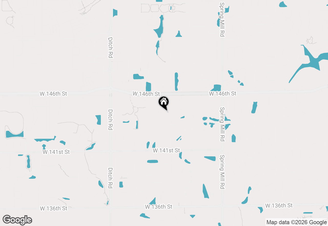 Map of 14515 Mitchel Lane, Carmel, IN 46032