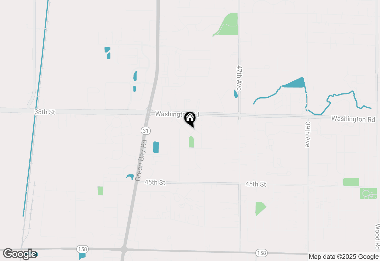 Map of 5410 Adams Rd, Kenosha, WI 53144