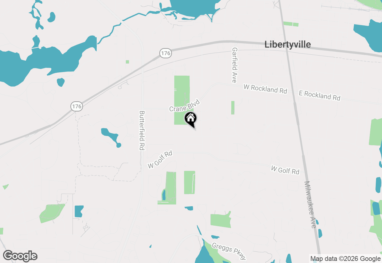 Map of 905 Crestfield Avenue, Libertyville, IL 60048