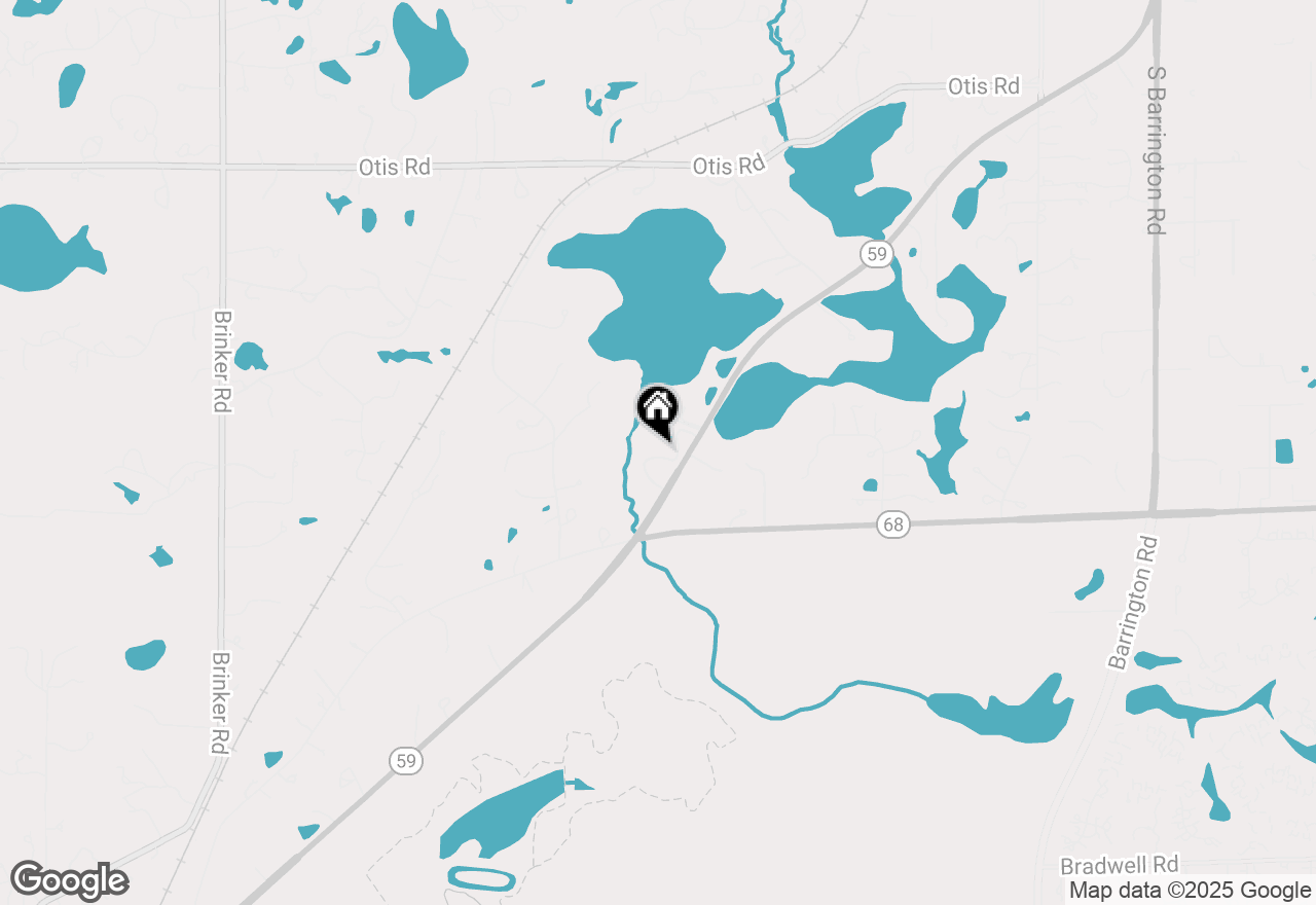 Map of 94 Hawthorne Road, Barrington Hills, IL 60010