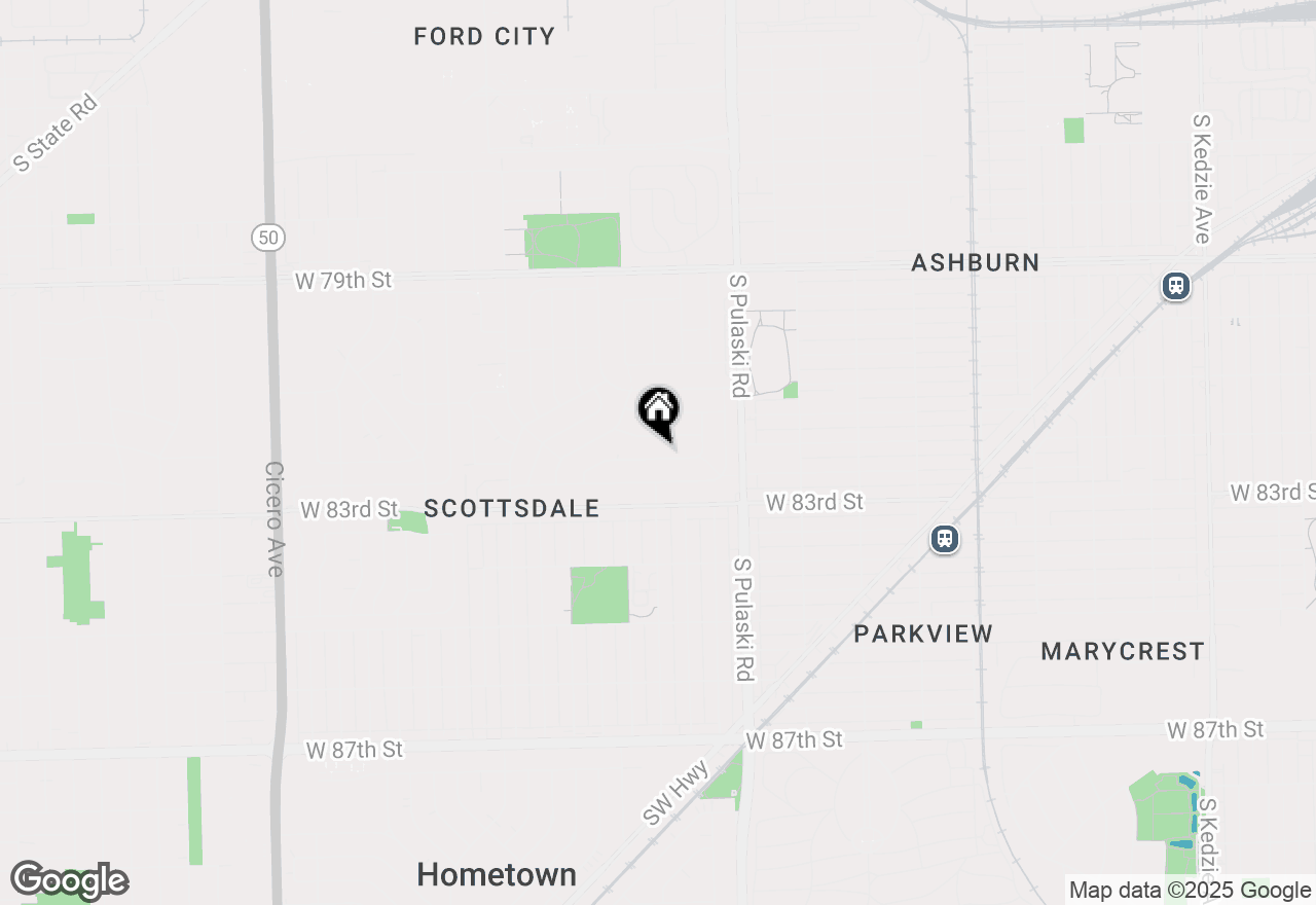 Map of 4144 W 82nd Street, Chicago, IL 60652