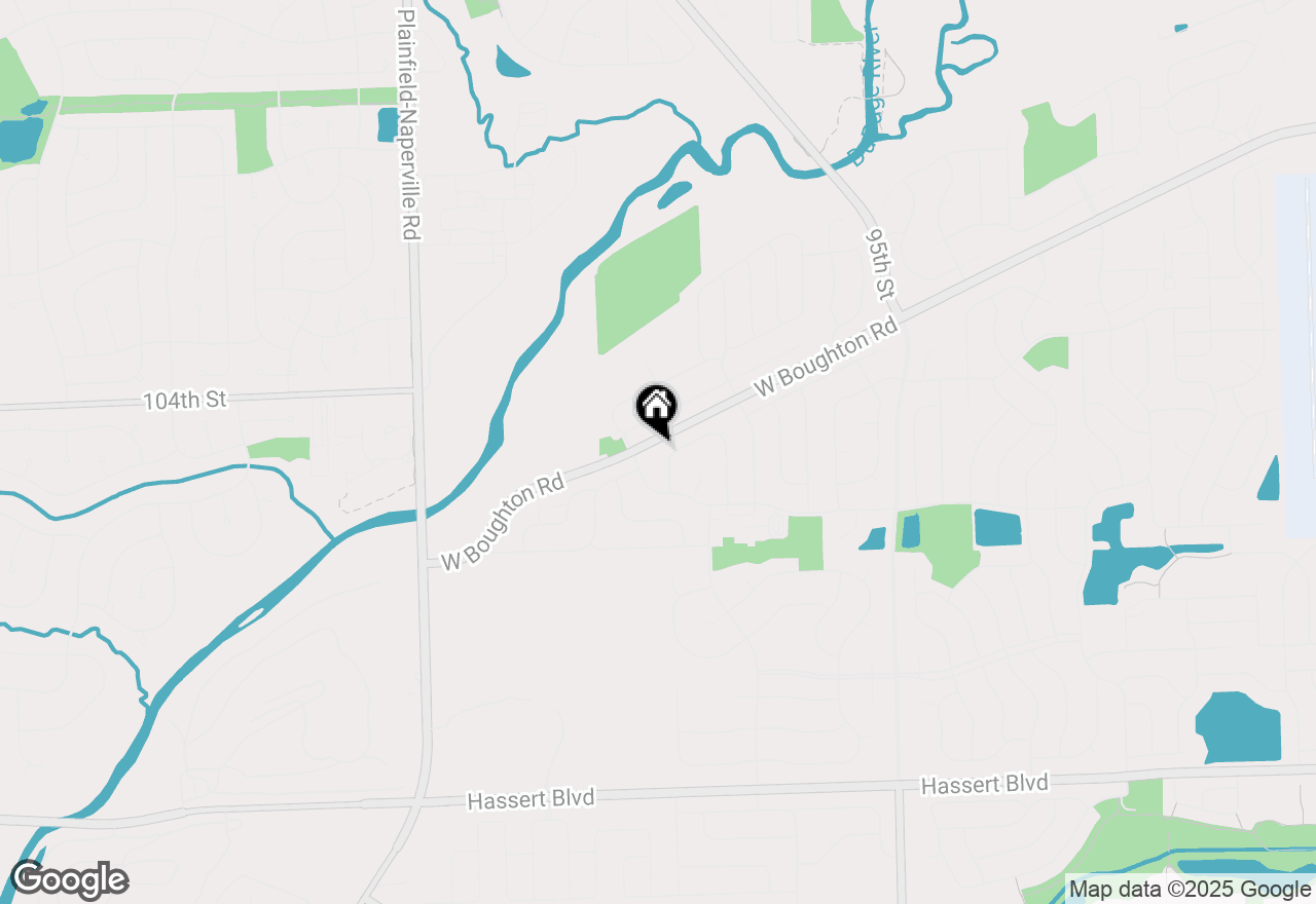 Map of 122 Periwinkle Lane, Bolingbrook, IL 60490