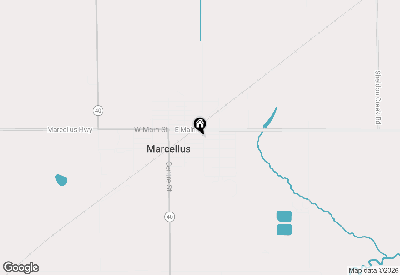 Map of 287 E Dibble Street, Marcellus, MI 49067
