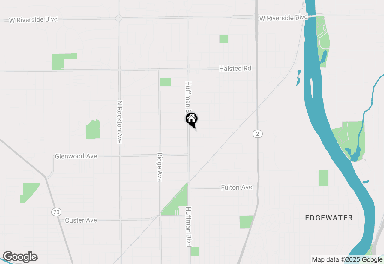 Map of 1722 Barton Blvd, Rockford, IL 61103