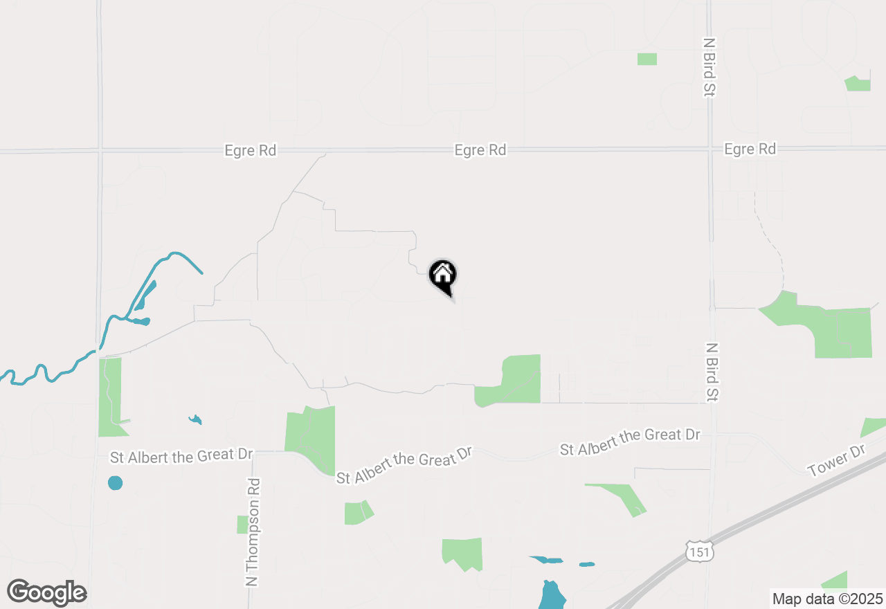 Map of 1745 Waverly Way, Sun Prairie, WI 53590