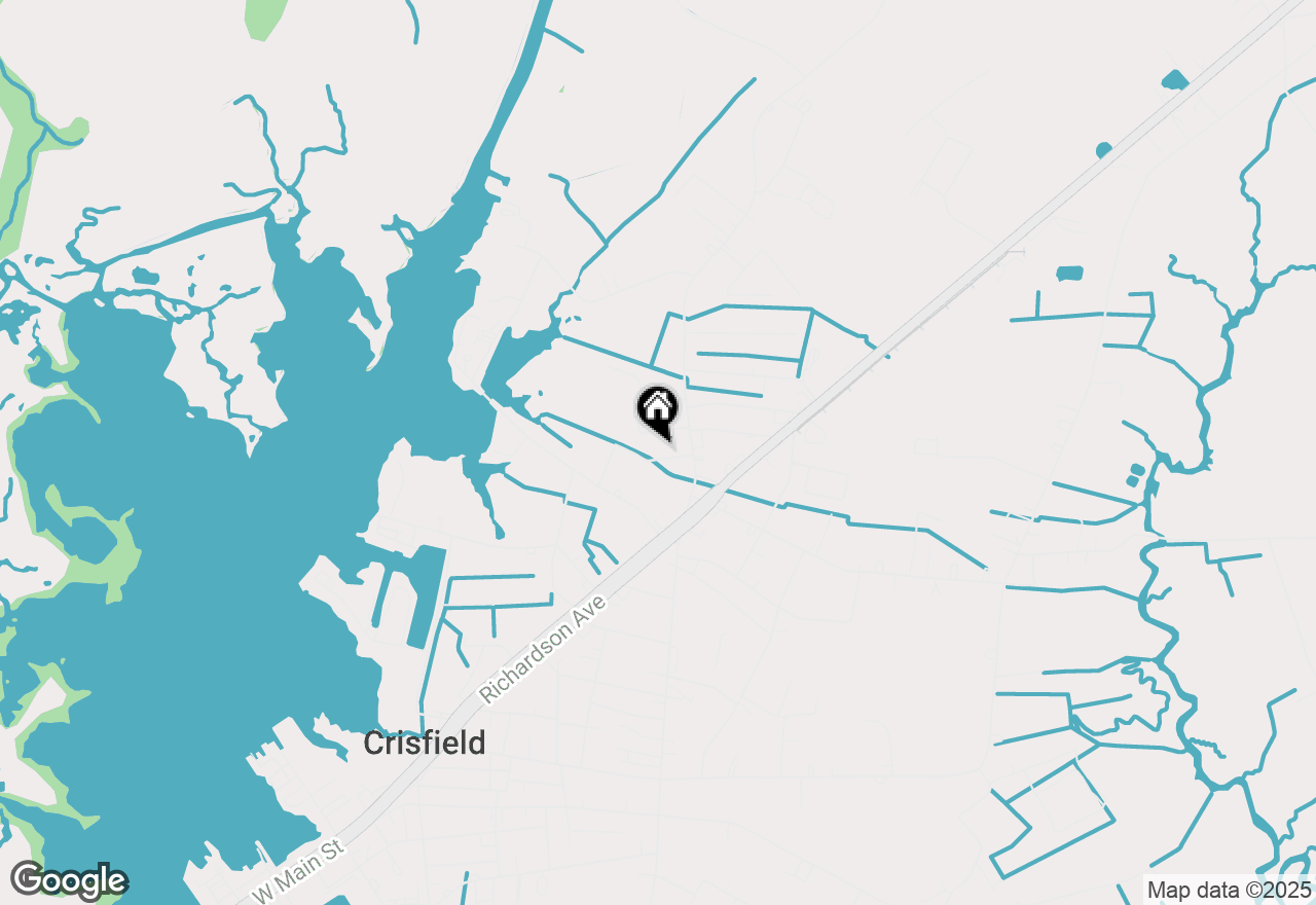 Map of 26278 Peach Street, Crisfield, MD 21817