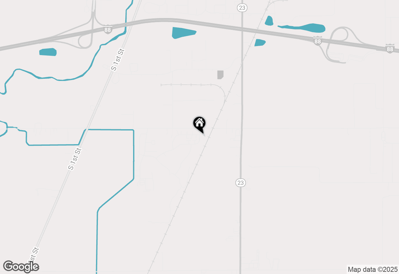 Map of 301 Par Five Unit B Drive, Dekalb, IL 60115