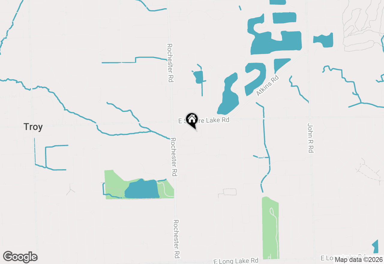 Map of 1137 Fairways Boulevard, Troy, MI 48085