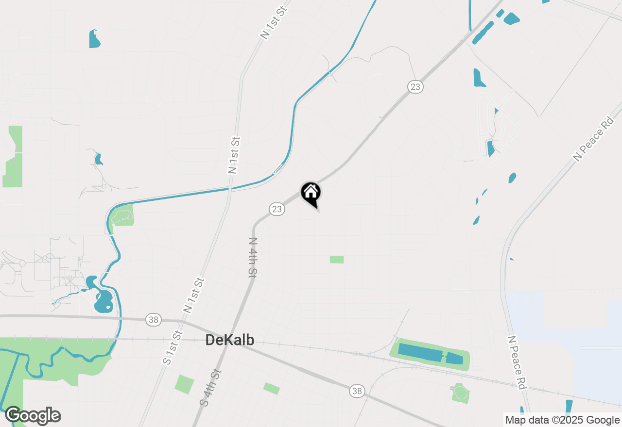 Map of 911 N 9th Street, Dekalb, IL 60115