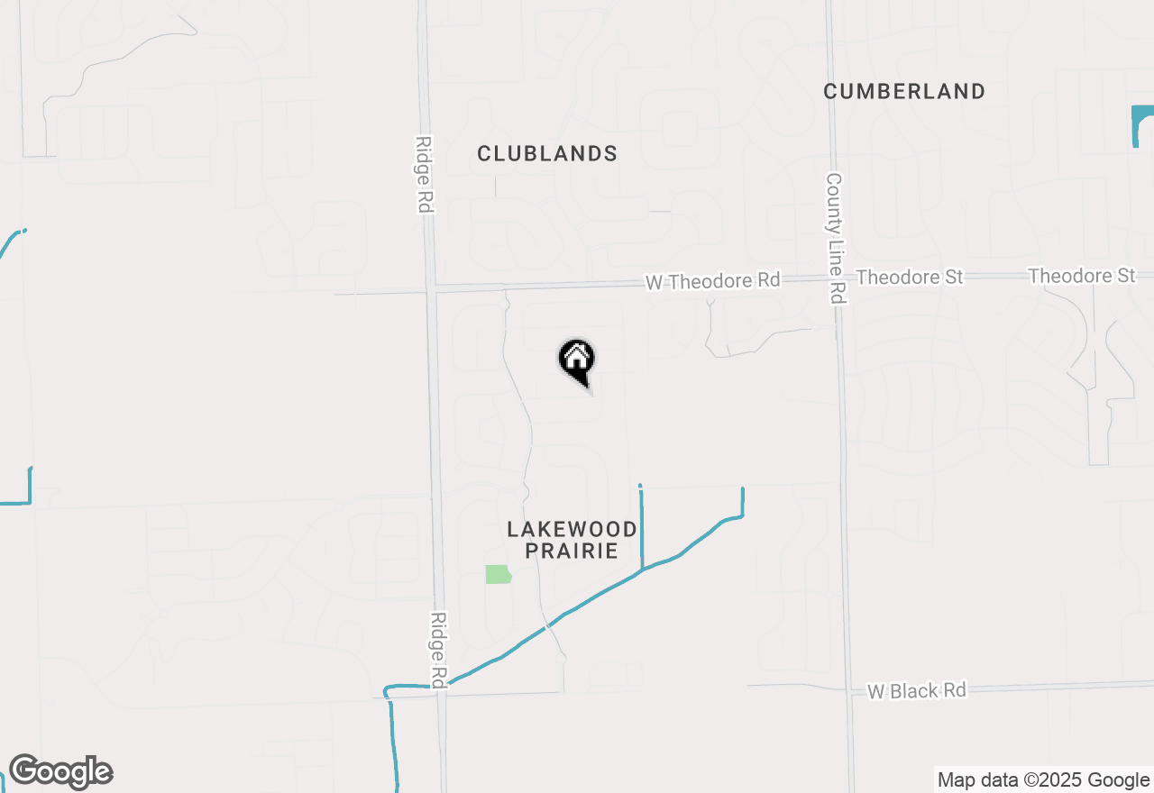 Map of 7601 Honeysuckle Lane, Joliet, IL 60431