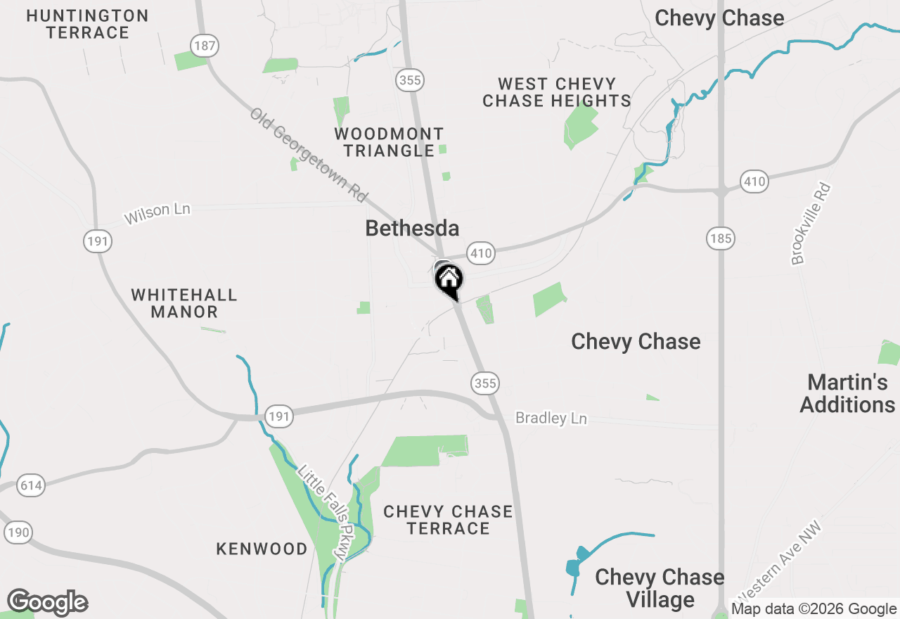 Map of 4710 Elm Street #1B-E-0902, Bethesda, MD 20814