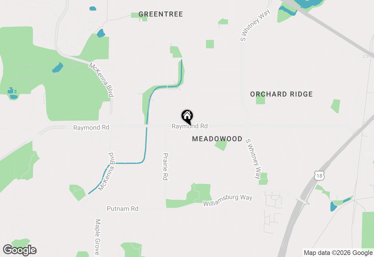 Map of 6013 Raymond Road, Madison, WI 53711