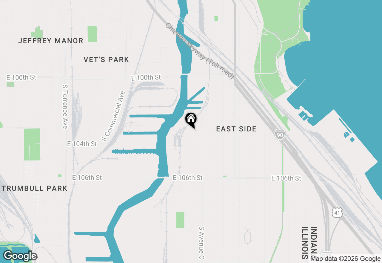 Map of 10316 S Green Bay Avenue, Chicago, IL 60617