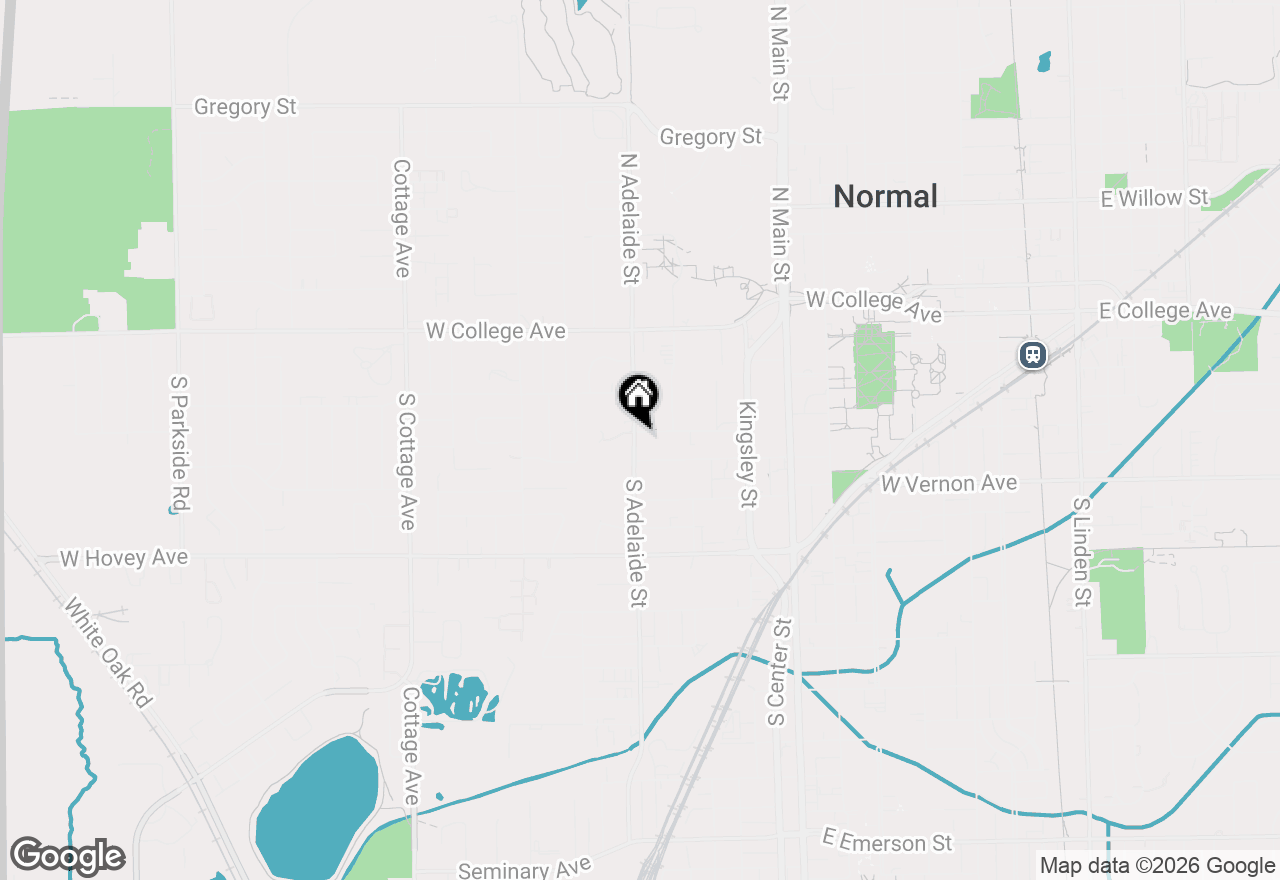 Map of 739 Hale Street, Normal, IL 61761