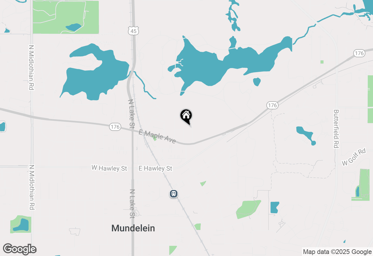 Map of 703 Greenwood Avenue, Mundelein, IL 60060