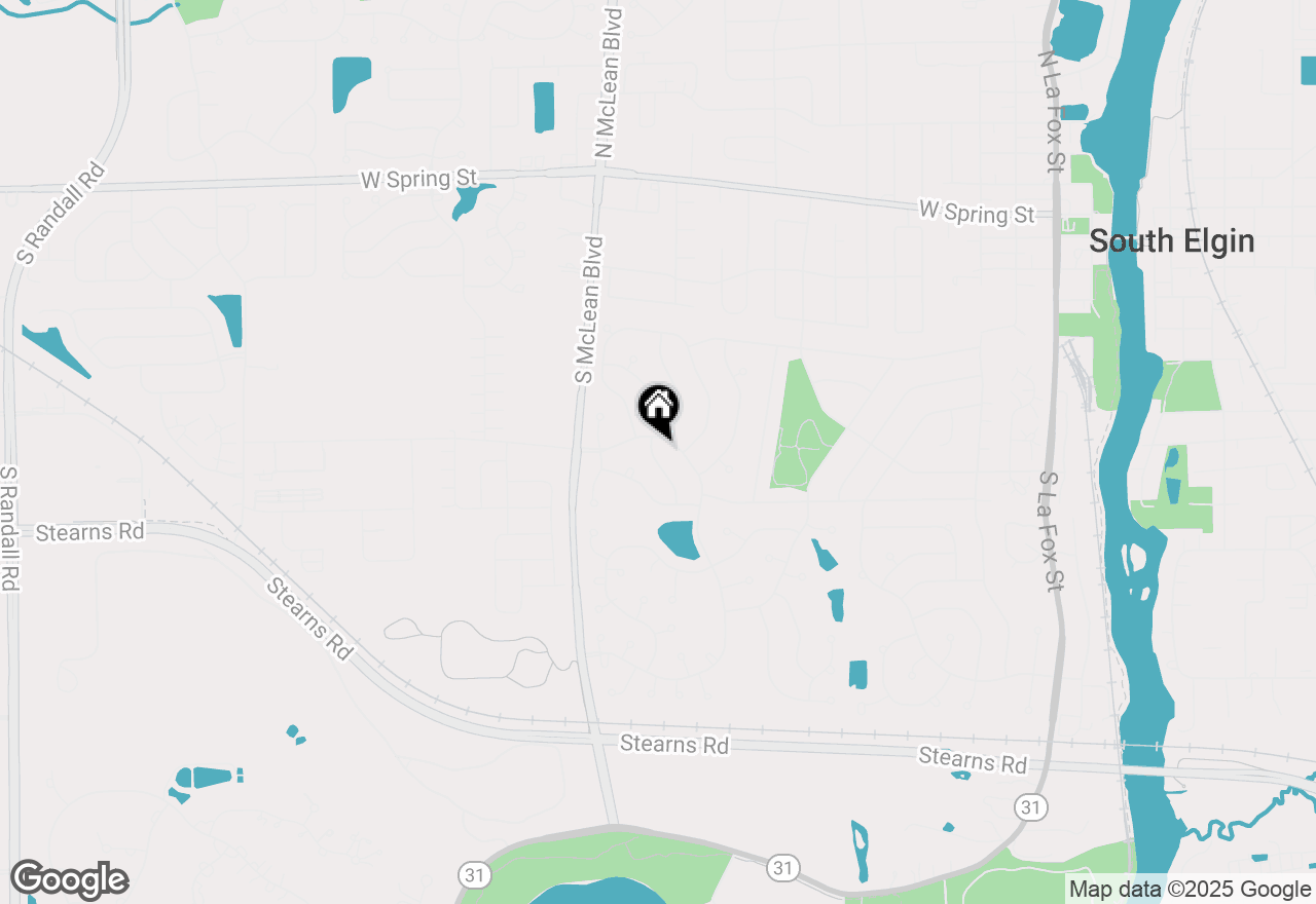 Map of 353 Juniper Lane, South Elgin, IL 60177