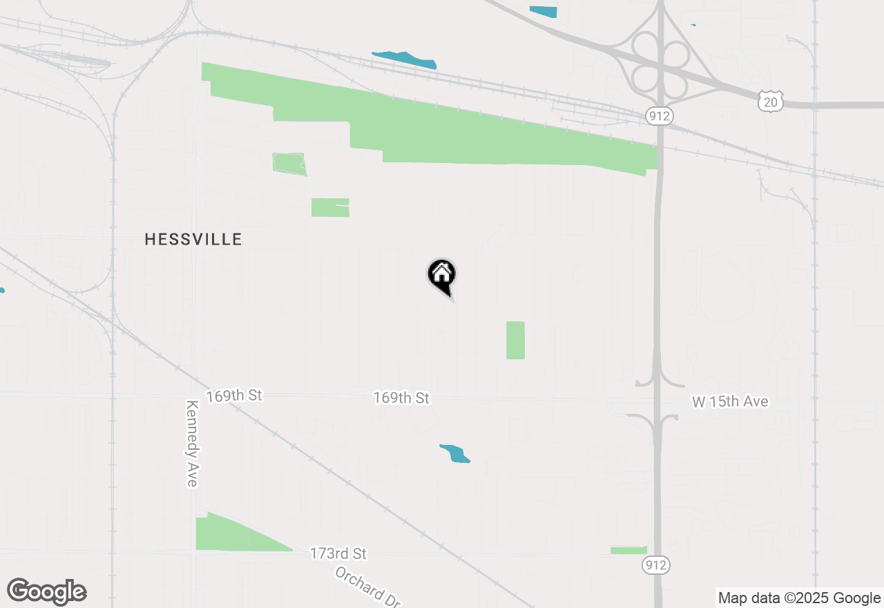 Map of 6632 Maryland Avenue, Hammond, IN 46323