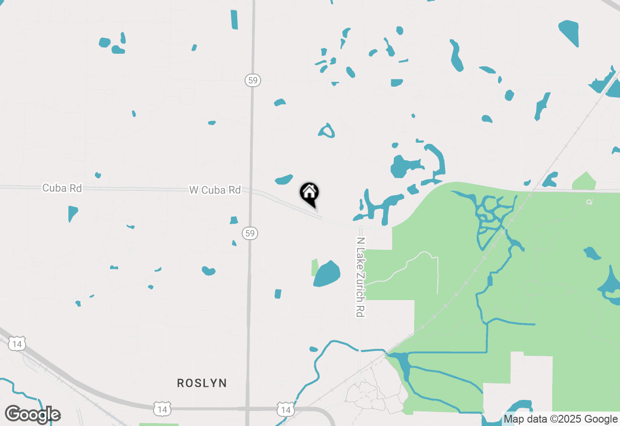 Map of 25513 W Cuba Road, Barrington, IL 60010