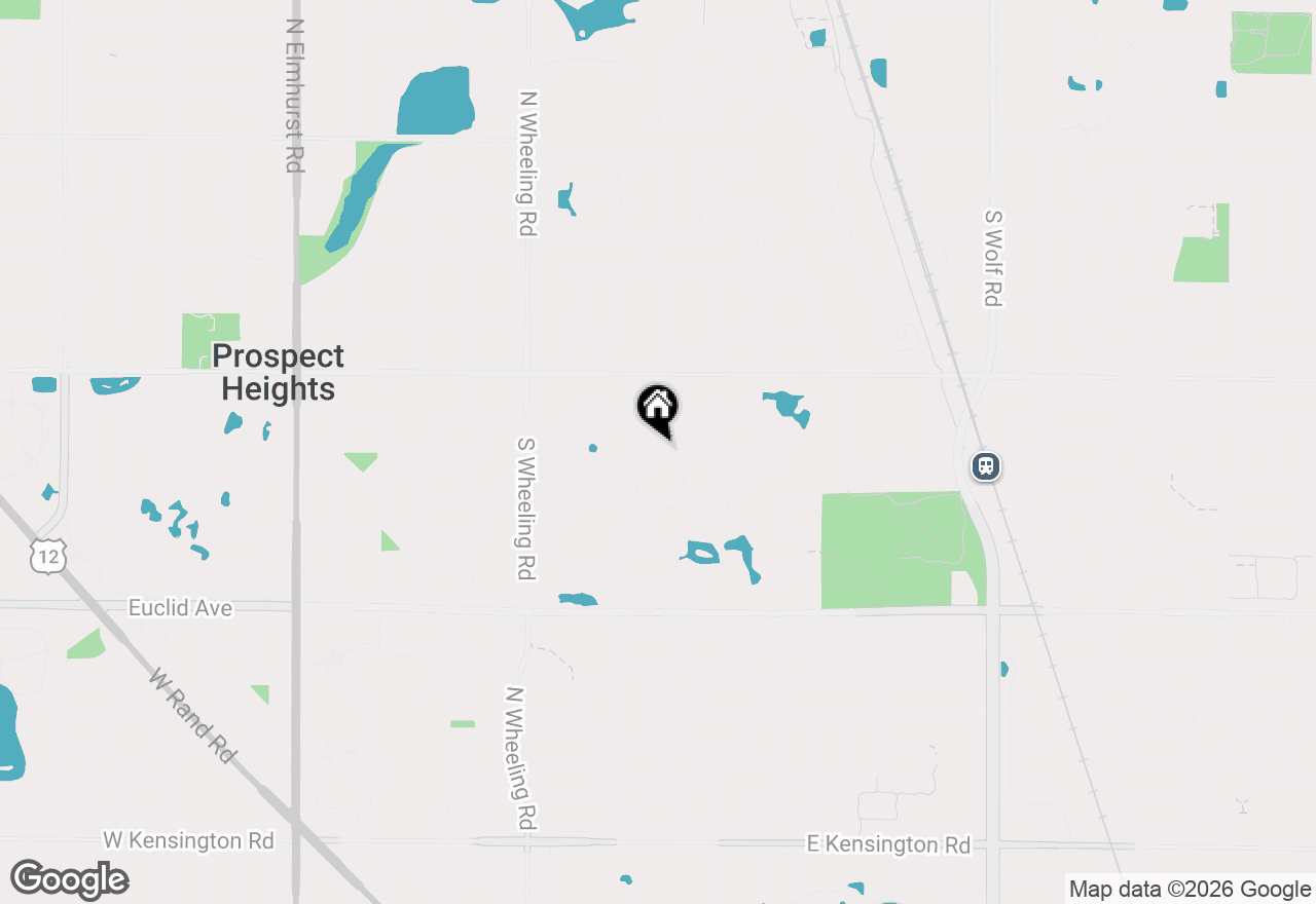 Map of 625 Edinburgh Lane, Prospect Heights, IL 60070