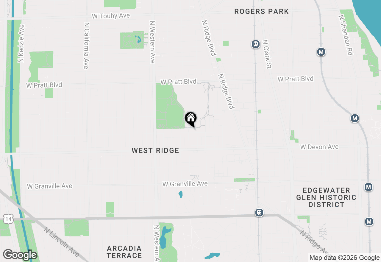 Map of 2154 W Arthur Avenue #2, Chicago, IL 60645