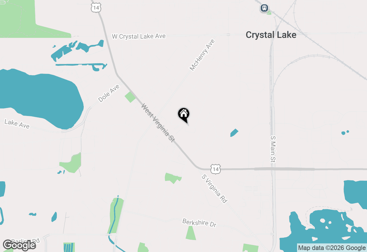 Map of 215 Uteg Street #F, Crystal Lake, IL 60014