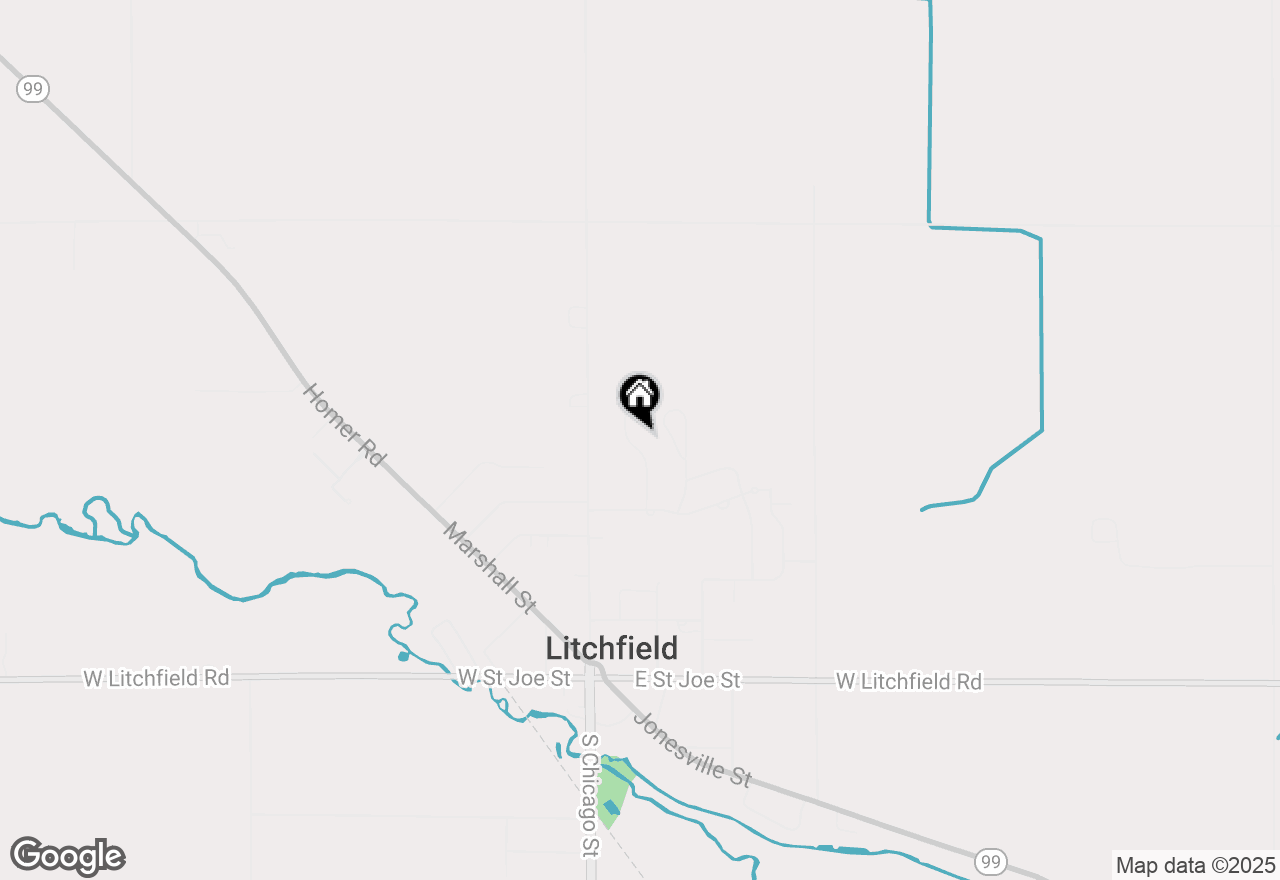 Map of 217 W Birch Street, Litchfield, MI 49252