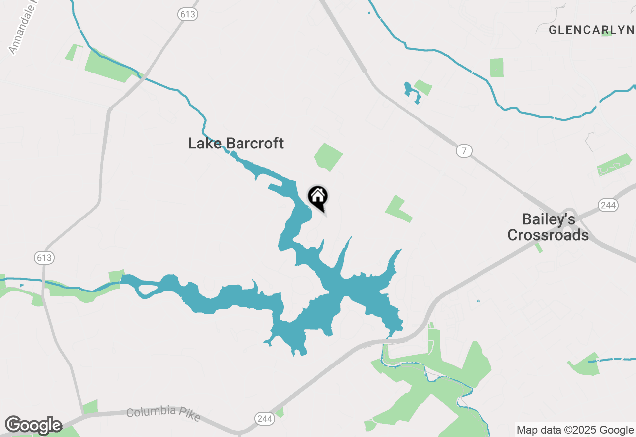 Map of 3416 Mansfield Road, Falls Church, VA 22041