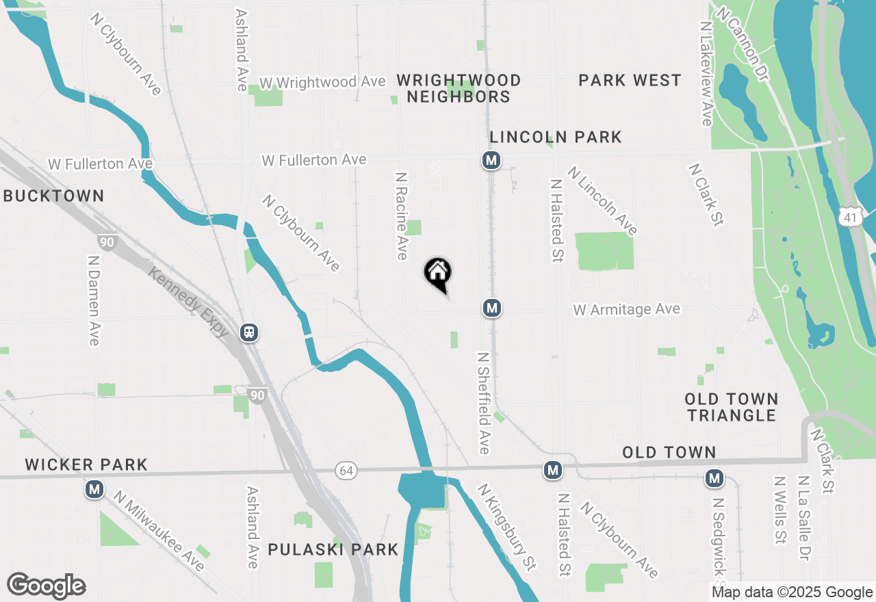 Map of 2014 N Seminary Avenue #1, Chicago, IL 60614
