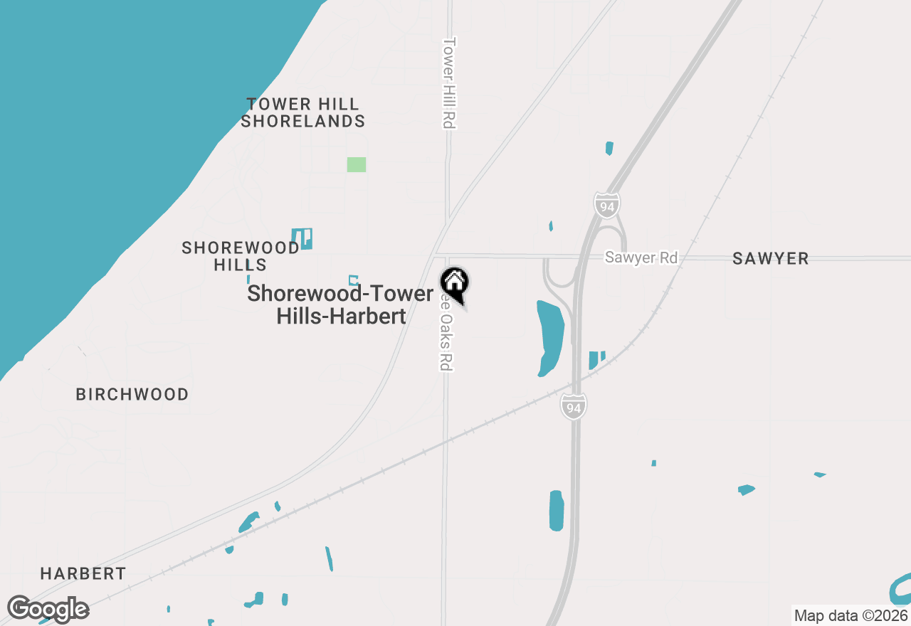 Map of 6482 Sweetbriar Court, Sawyer, MI 49125