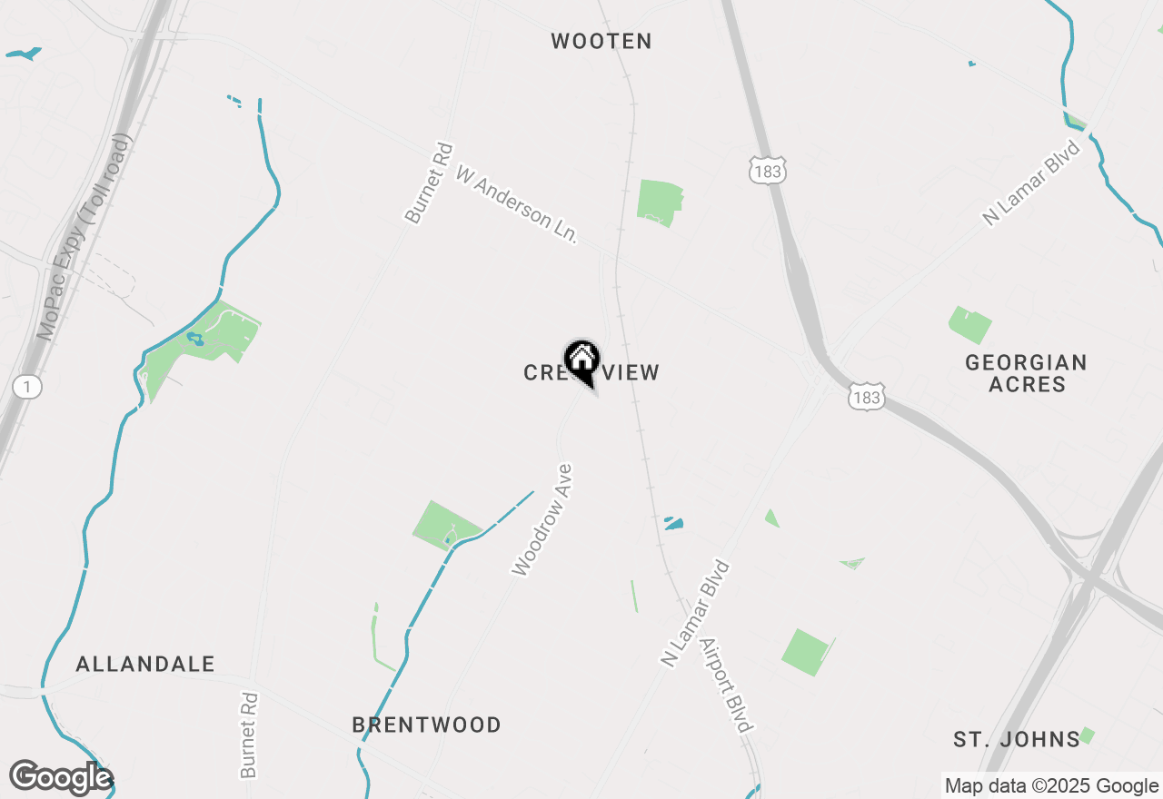 Map of 1311 Aggie Ln #A, Austin, TX 78757