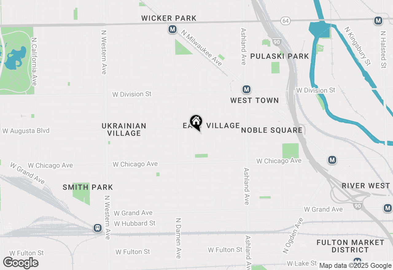Map of 919 N Wolcott Avenue #104, Chicago, IL 60622
