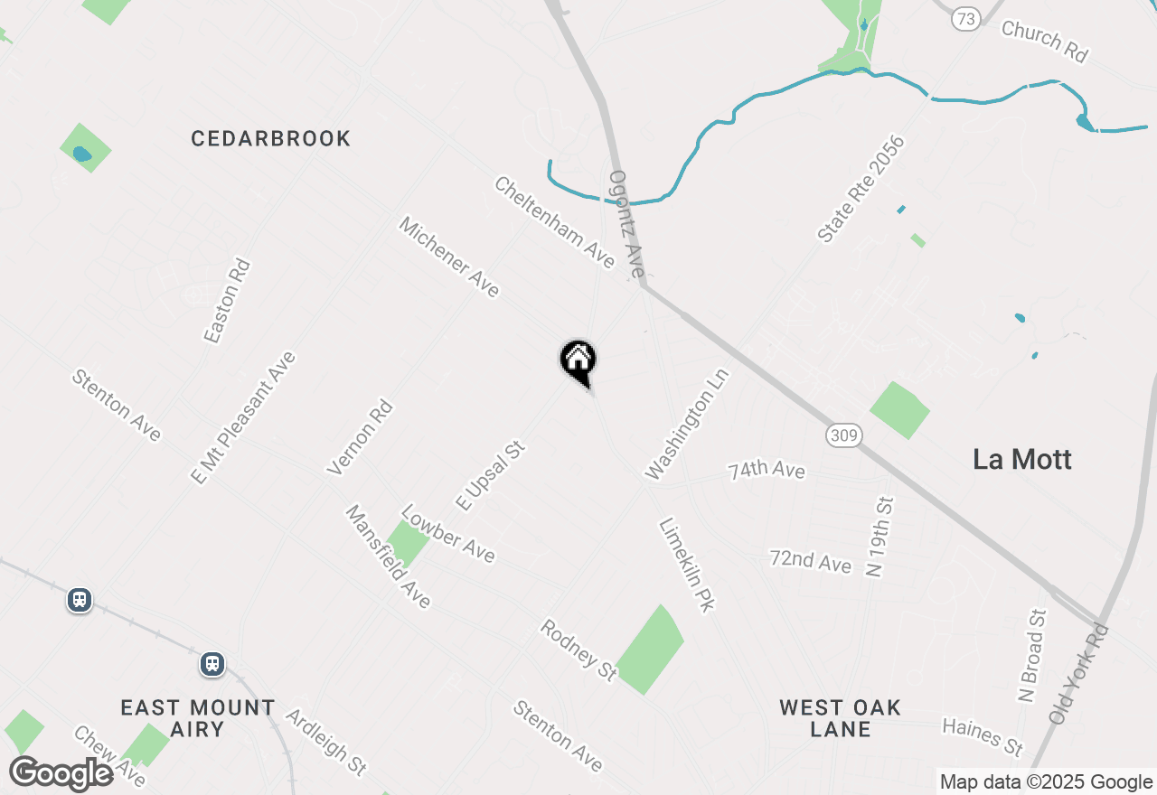 Map of 7632 Fayette Street, Philadelphia, PA 19150