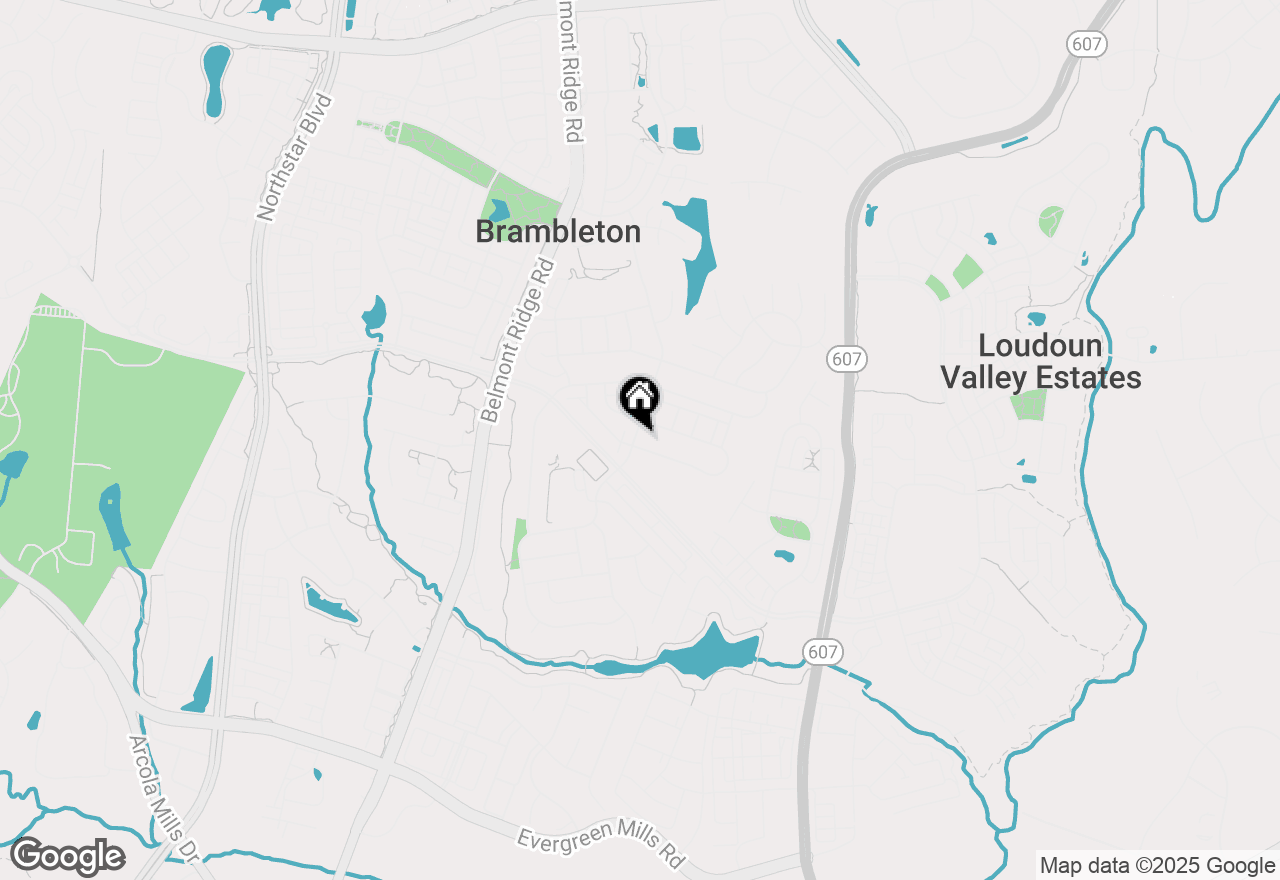 Map of 42883 Chatelain, Brambleton, VA 20148