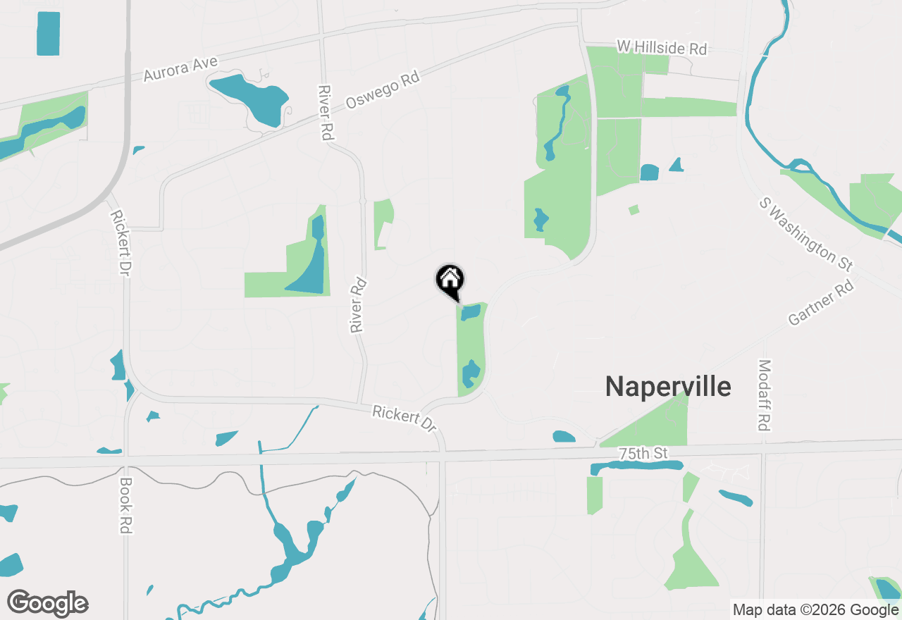Map of 901 Heathrow Lane, Naperville, IL 60540