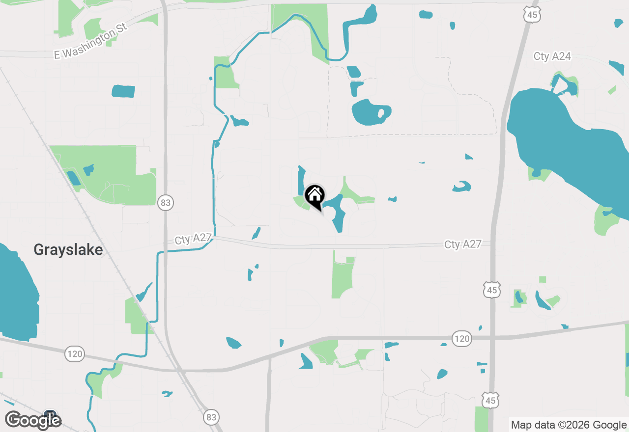 Map of 244 Buckingham Drive, Grayslake, IL 60030