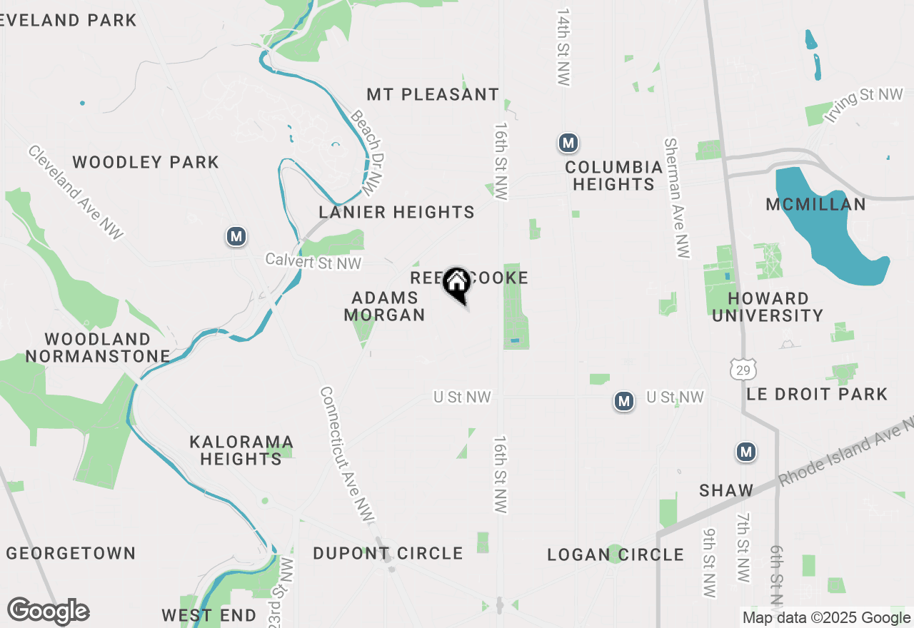 Map of 1700 Kalorama Road Nw #310, Washington, DC 20009