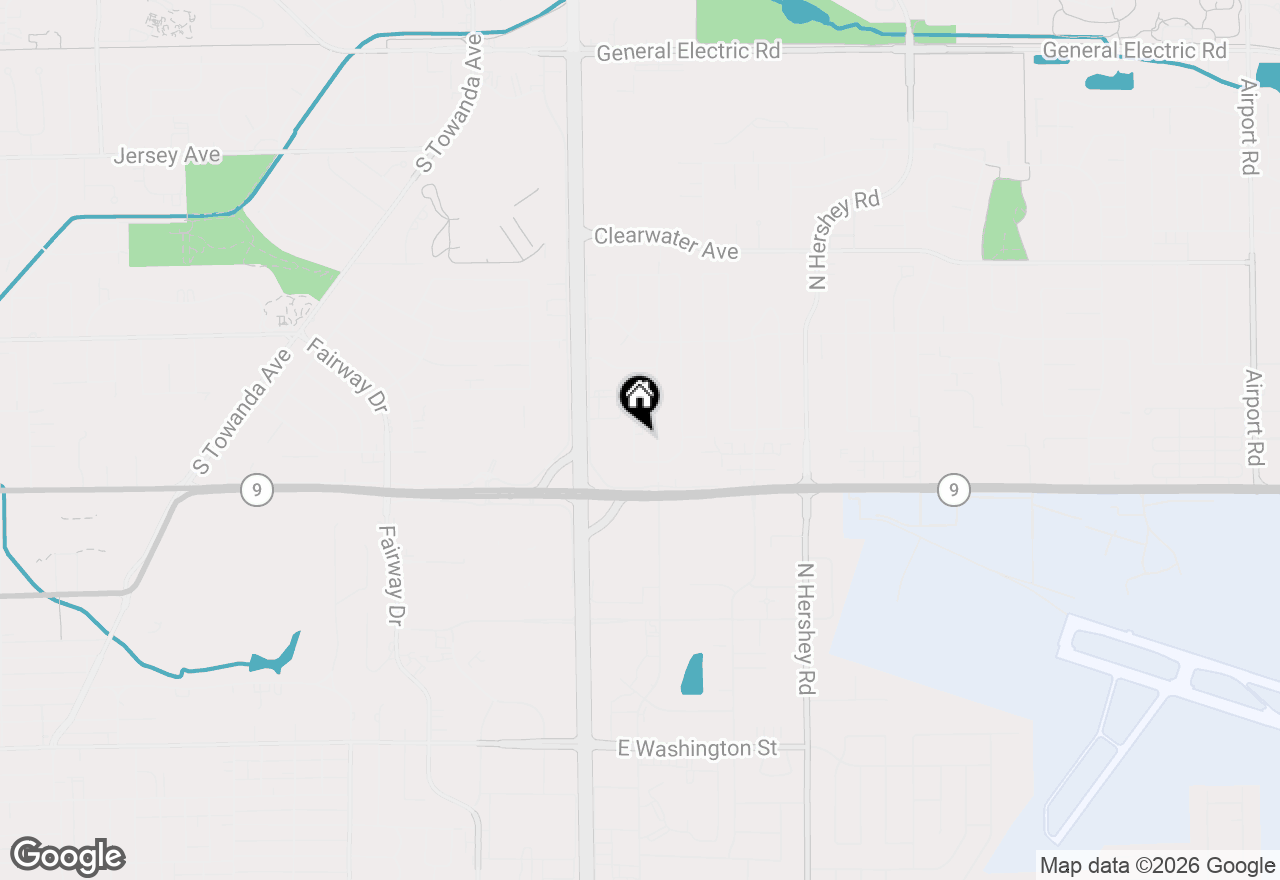 Map of 1207 Orchard Road, Bloomington, IL 61701