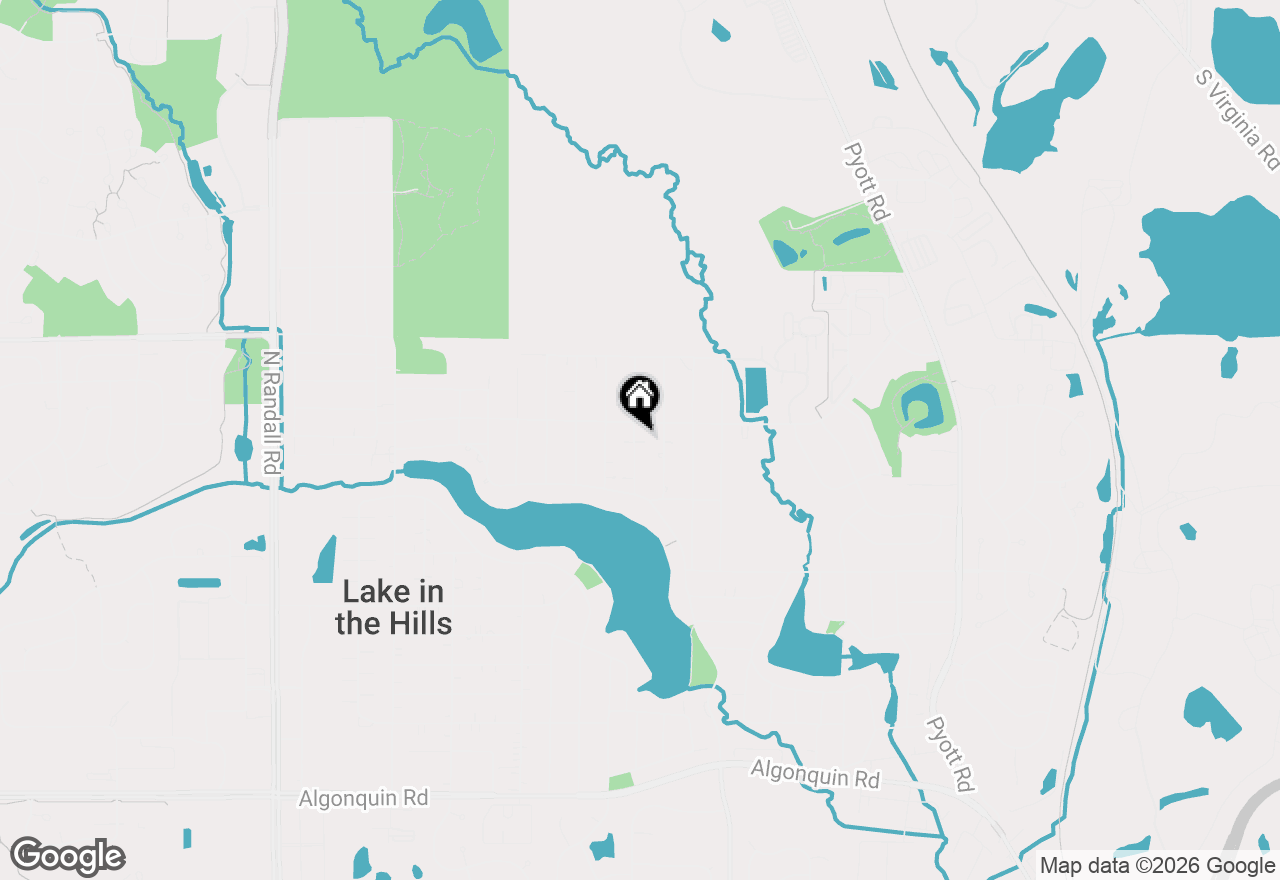 Map of 1120 Poplar Street, Lake In The Hills, IL 60156